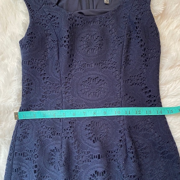 Adriana Papell Navy Dress - Picture 6 of 7